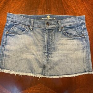 7 For All Mankind Mini Skirt